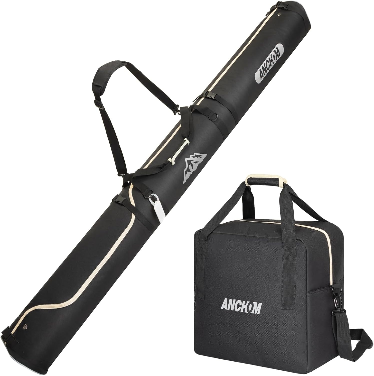 Padded Ski & Boot Bag Duo, Fits up to 200cm Skis