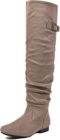 Over The Knee Suede Thigh High Winter Boots for Women - Warm Fit