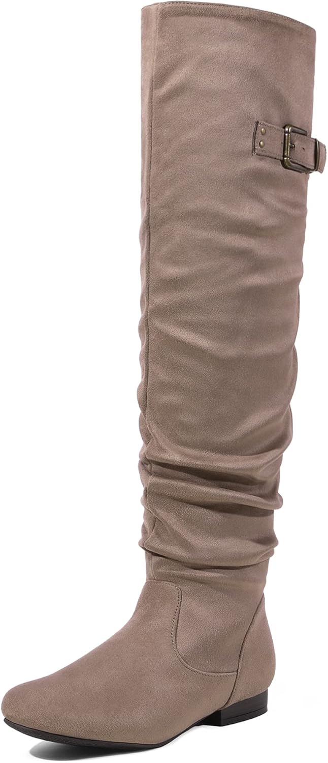 DREAM PAIRS Women's Suede Over The Knee Thigh High Boots Review