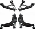 TRQ Front Upper & Lower Control Arm Set Compatible with 1990-1997
