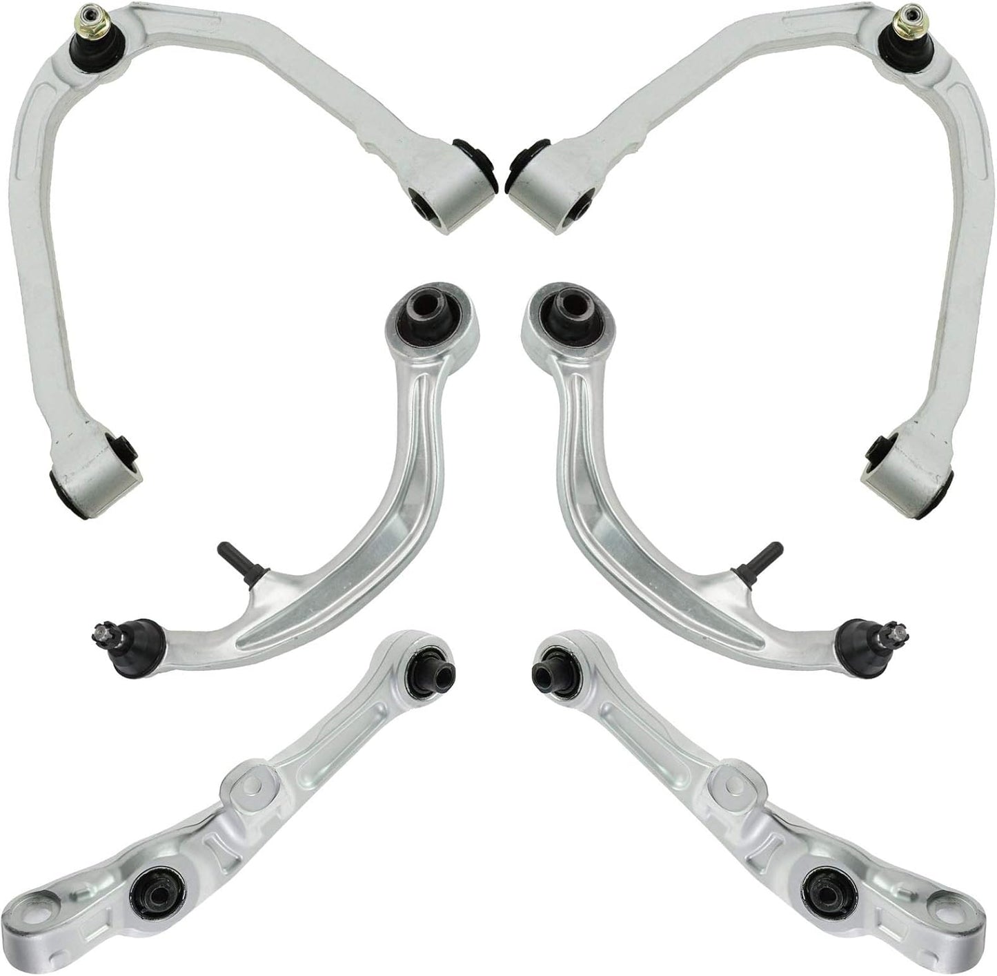 TRQ Front Control Arm with Ball Joint Set for INFINITI G35