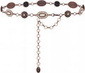 Large Western Concho Metal Belt for Women - Rustic Couture