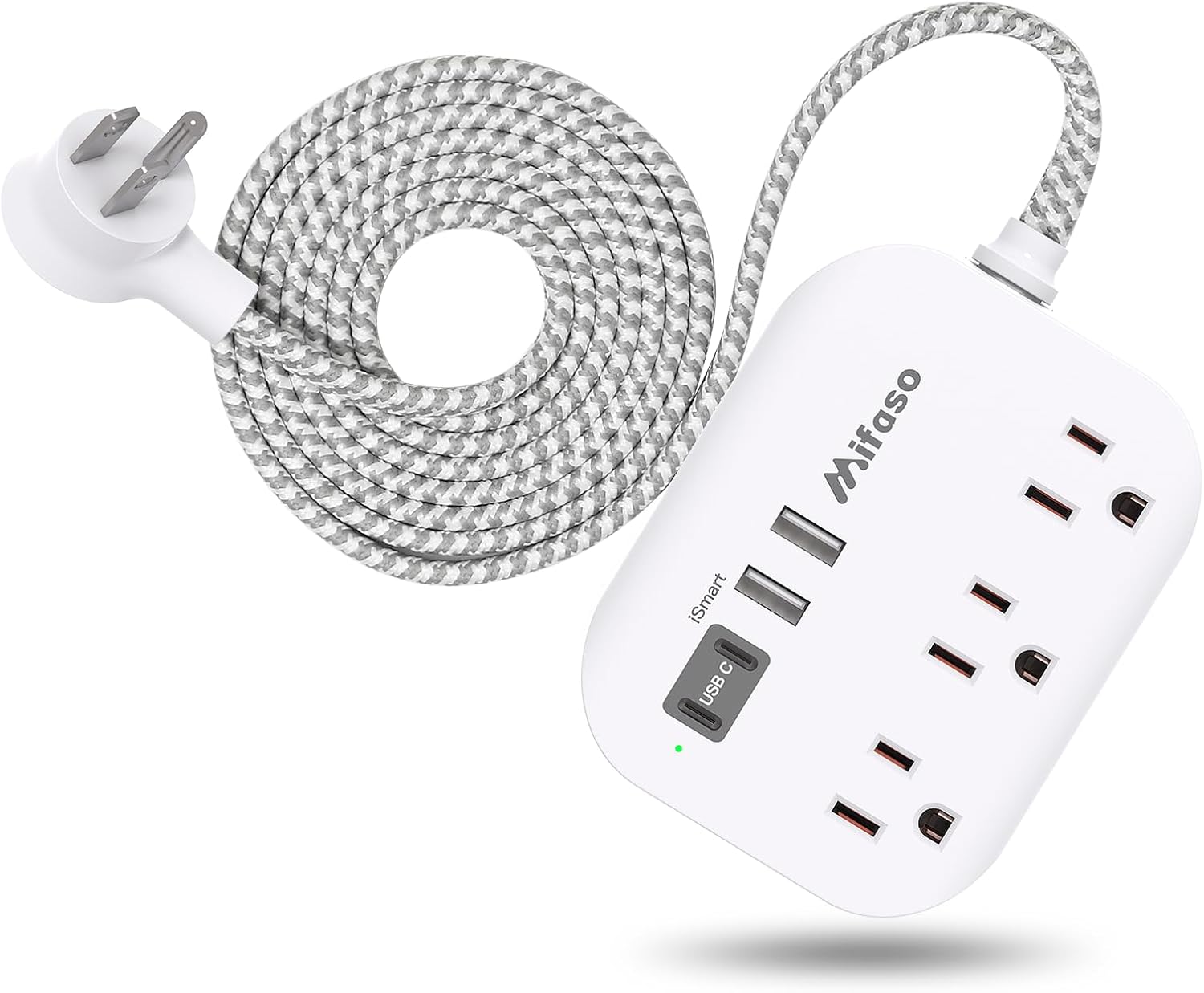 Compact Power Strip with USB - Travel Must-Have