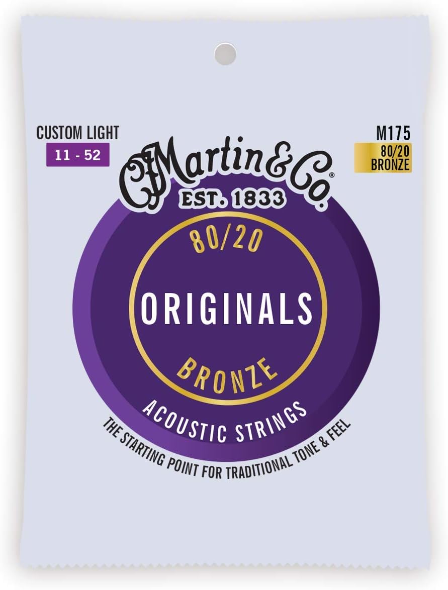 Enhance Your Sound with MARTIN Custom Light Guitar Strings