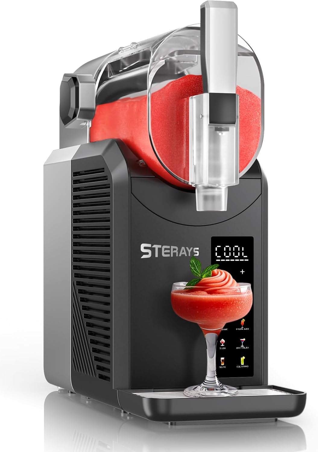 Slushie Machine for Home with 6 Preset Programs and Auto Cleaning