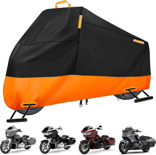 Motorcycle Cover Waterproof Outdoor for All Seasons Protection