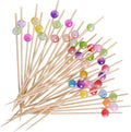 Fancy 4.7in Cocktail Picks - 100PCS Appetizer Toothpicks