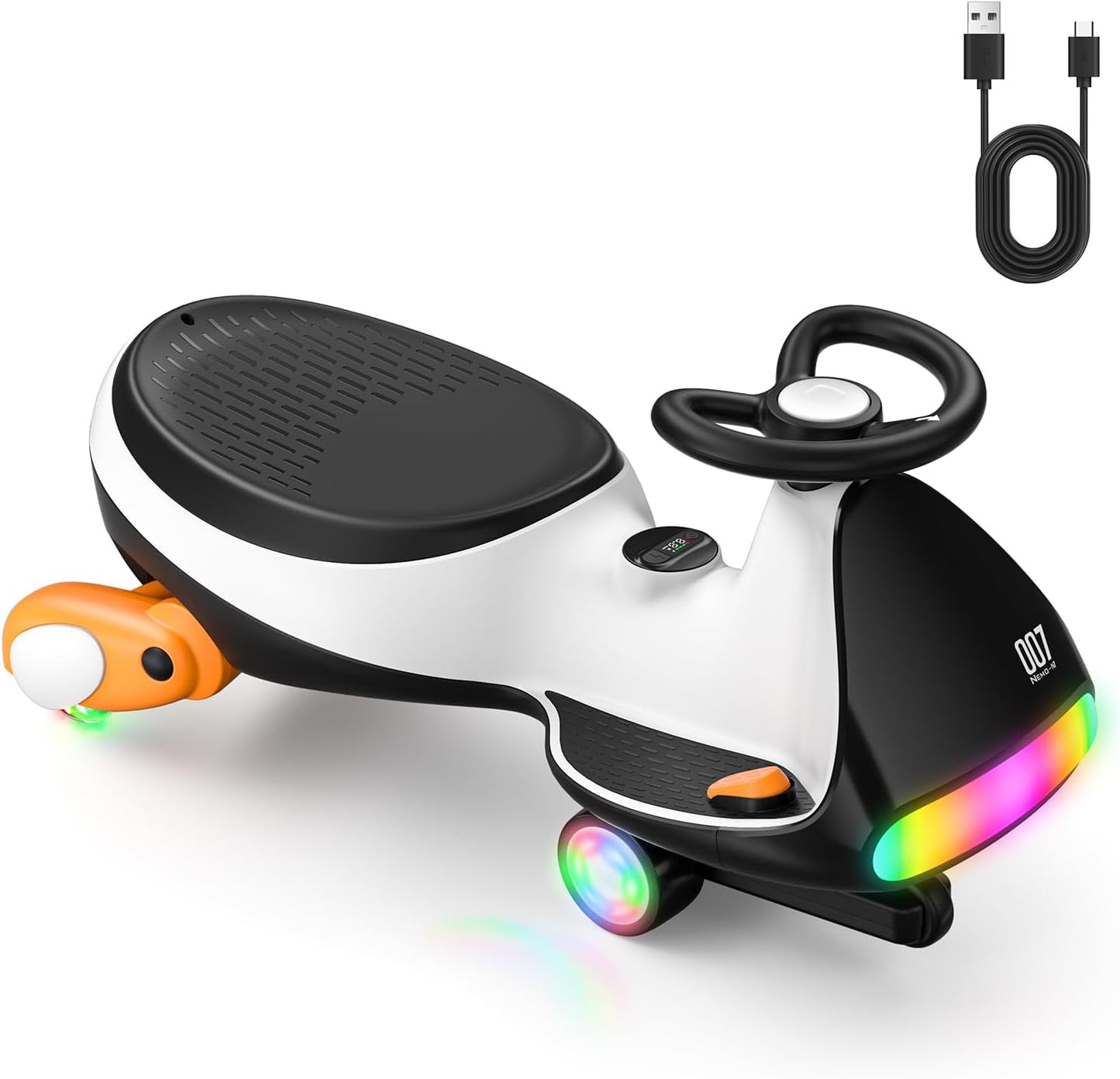 N7 Ultra Electric Wiggle Car for Kids with Bluetooth & Lights