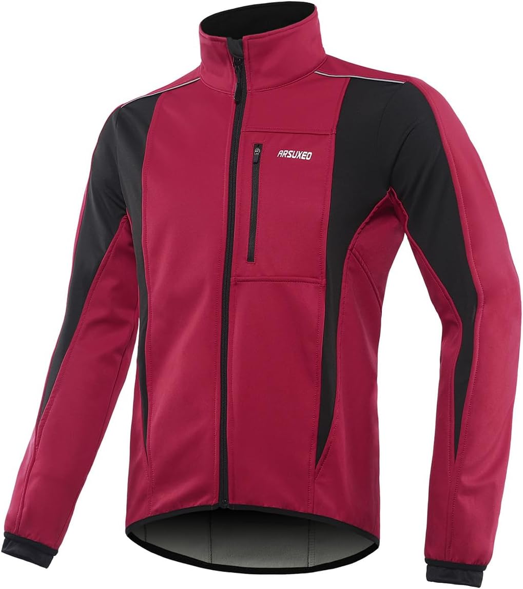 ARSUXEO Winter Warm UP Thermal Softshell Cycling Jacket Review