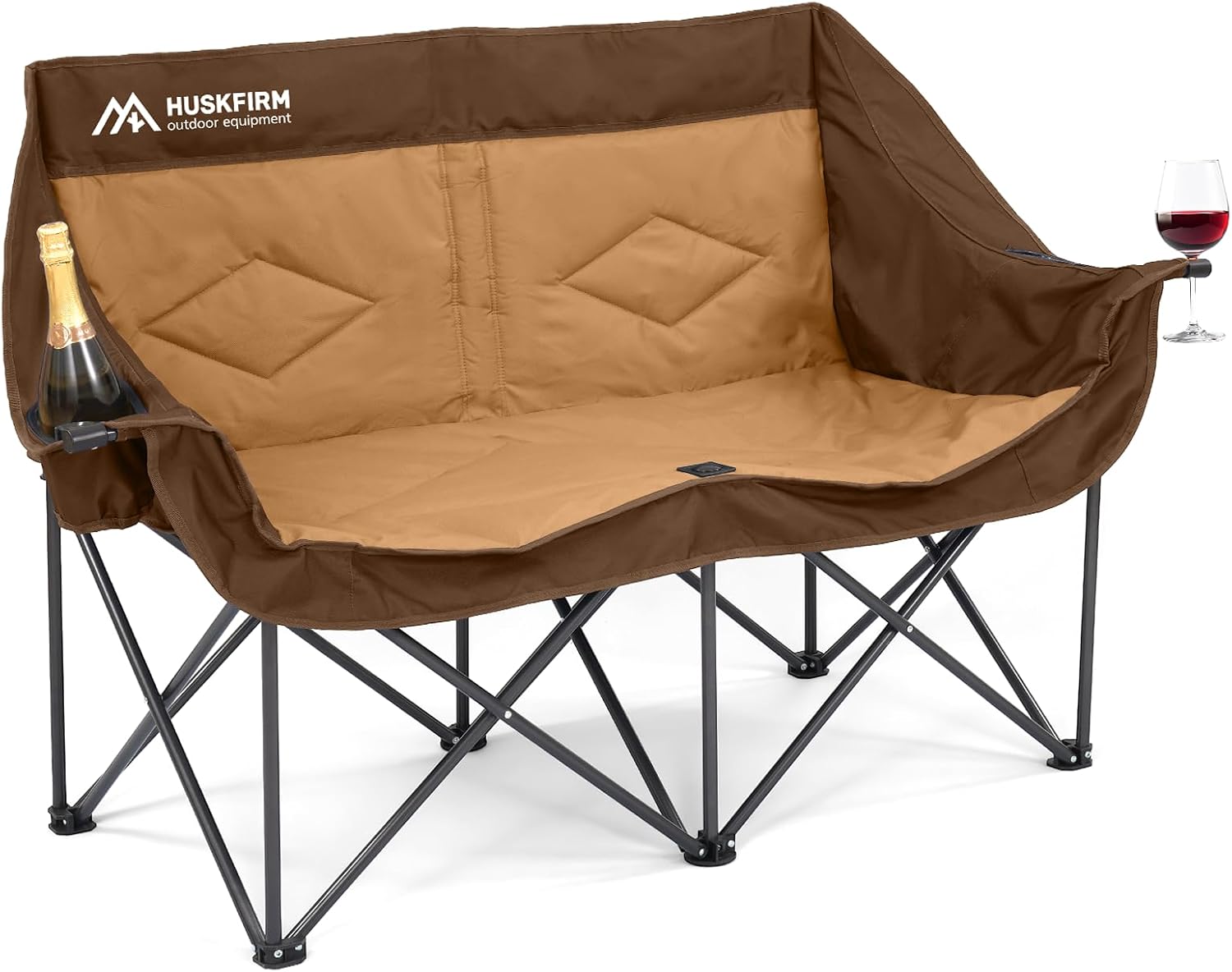 Double Camping Chairs for Adults Oversized Loveseat - Heavy Duty