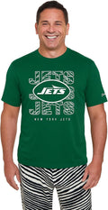 Zubaz NFL Men's Short Sleeve Team Graphic T-Shirt for Fans