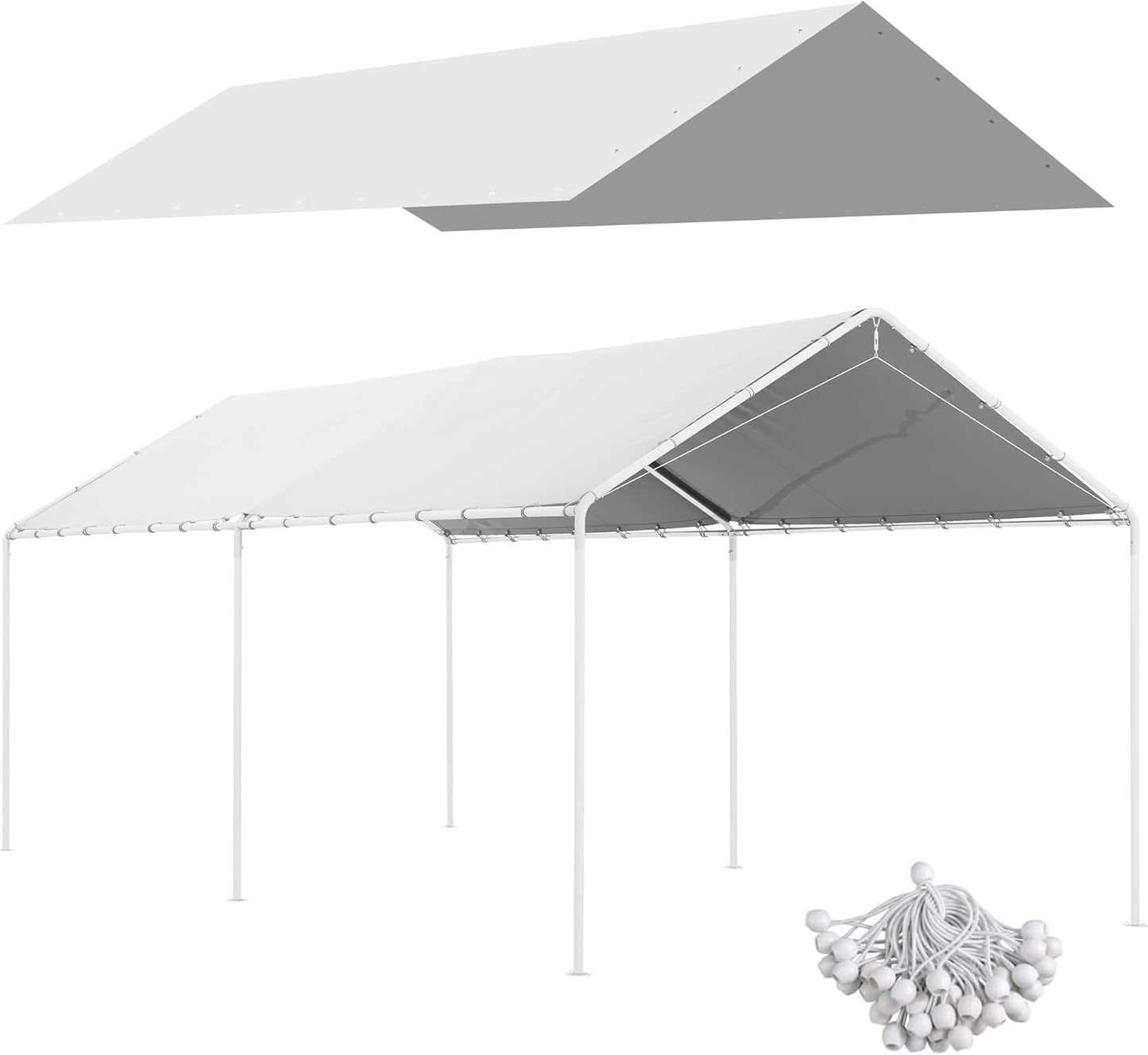 UV & Water Resistant Carport Cover - Outsunny