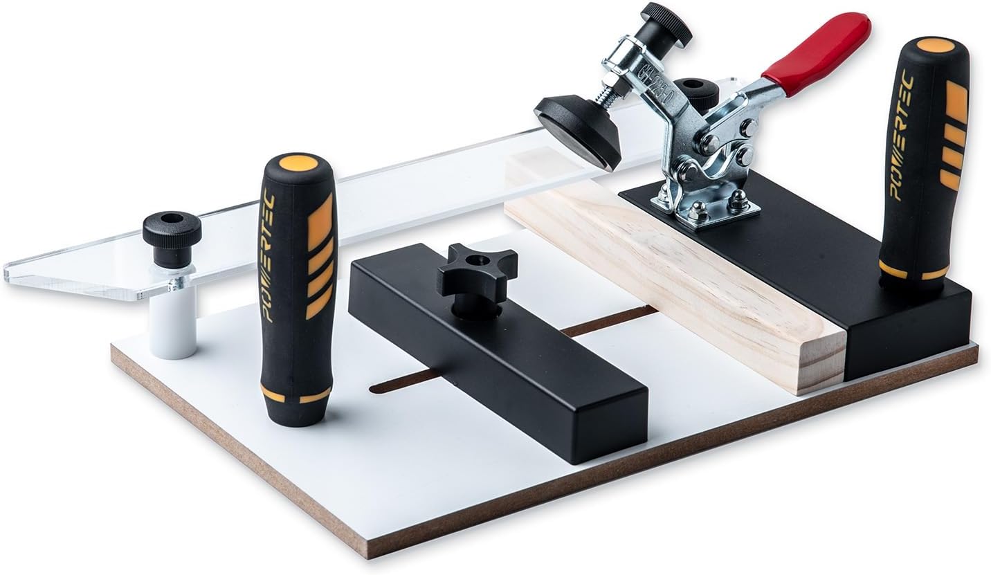 POWERTEC Rail Coping Sled for Precise Router Table Cuts