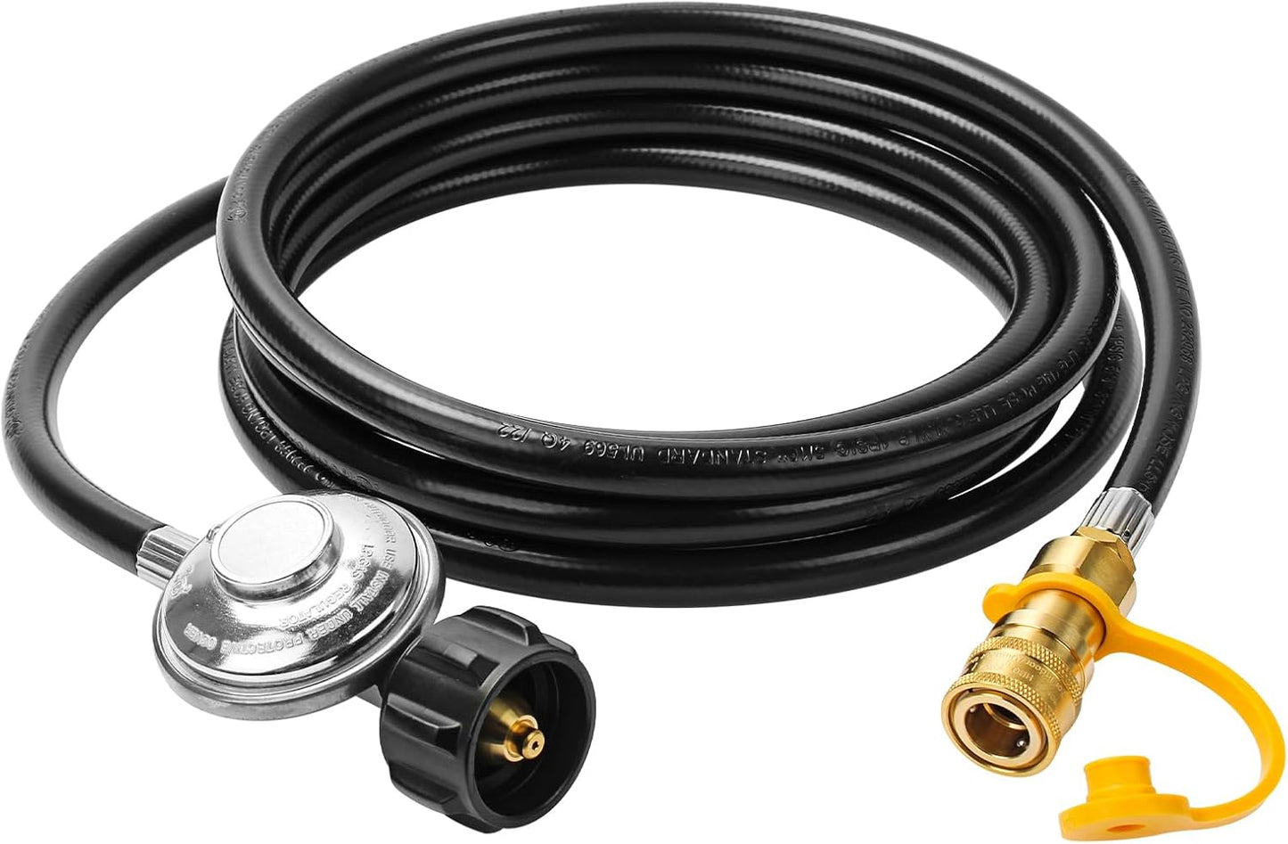 12ft Propane Hose for Big Buddy Heater - Easy Connect