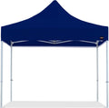 Rocket Canopy - Heavy Duty Hex Leg Frame, Waterproof & Fireproof, Commercial Grade (Navy Blue)
