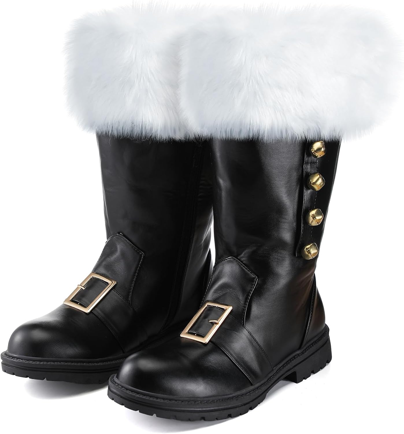 Liitrsh Christmas Santa Claus Boots for Festive Celebrations