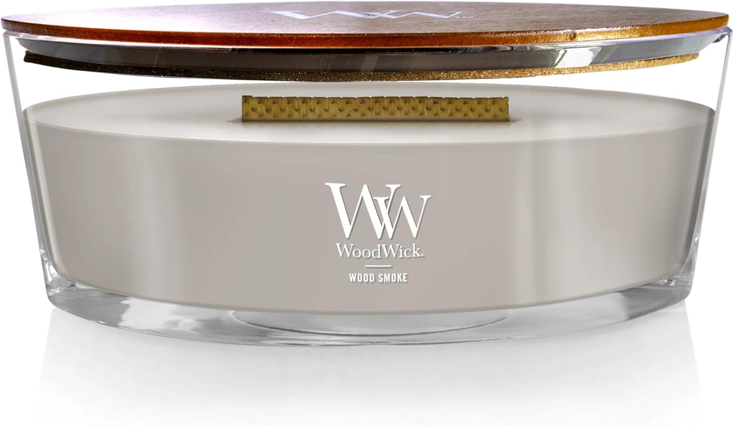 WoodWick Wood Smoke Scented Ellipse Candle with Crackling Flame