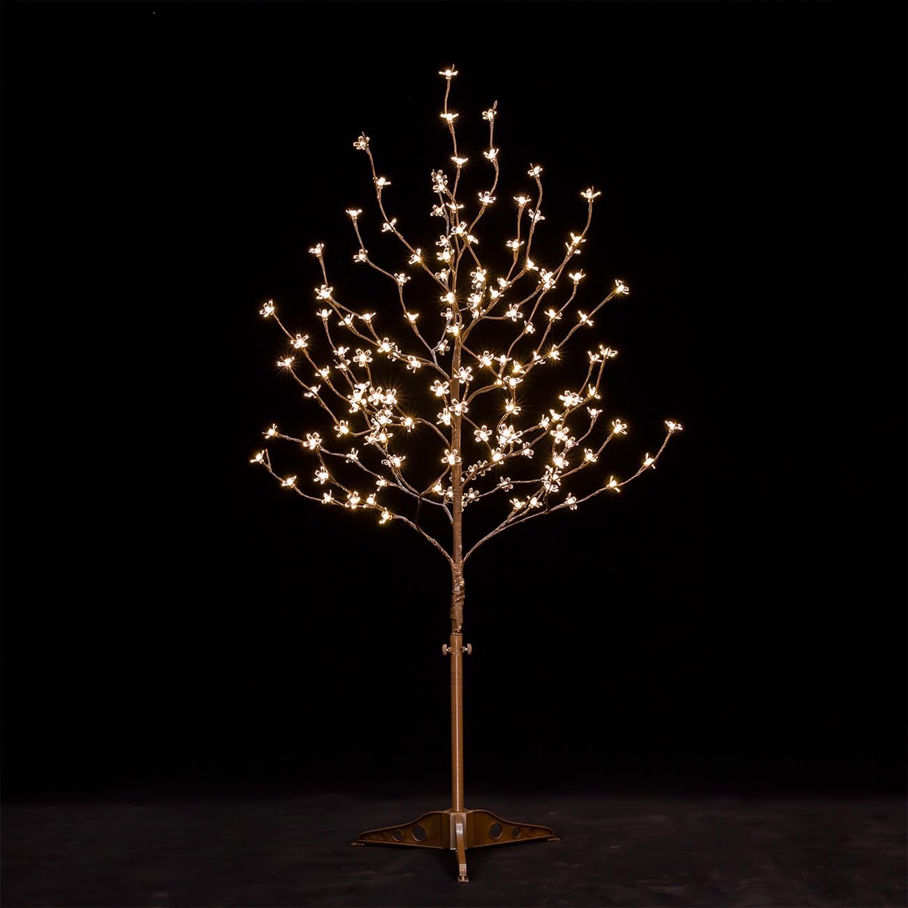 4ft Lighted Cherry Blossom Tree with 144 LED Lights for Decor