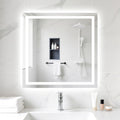 30x30 LED Bathroom Mirror with Lights - Dimmable Anti-Fog Vanity