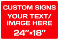 Personalized Aluminum Weatherproof Metal Signs - Durable Custom Signs