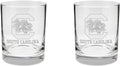 South Carolina Gamecocks 2-Sided Etched Satin Finish Rock Glasses