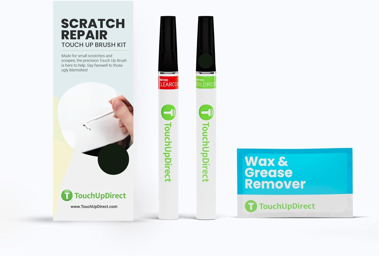 TouchUpDirect Black Scratch Repair Paint Kit for Mercedes-Benz