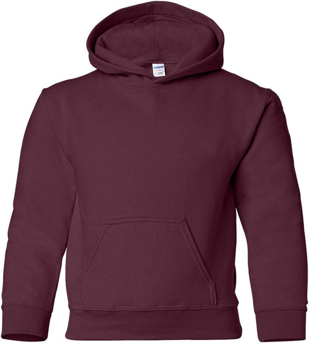 Gildan Maroon Youth Hoodie - Size Large