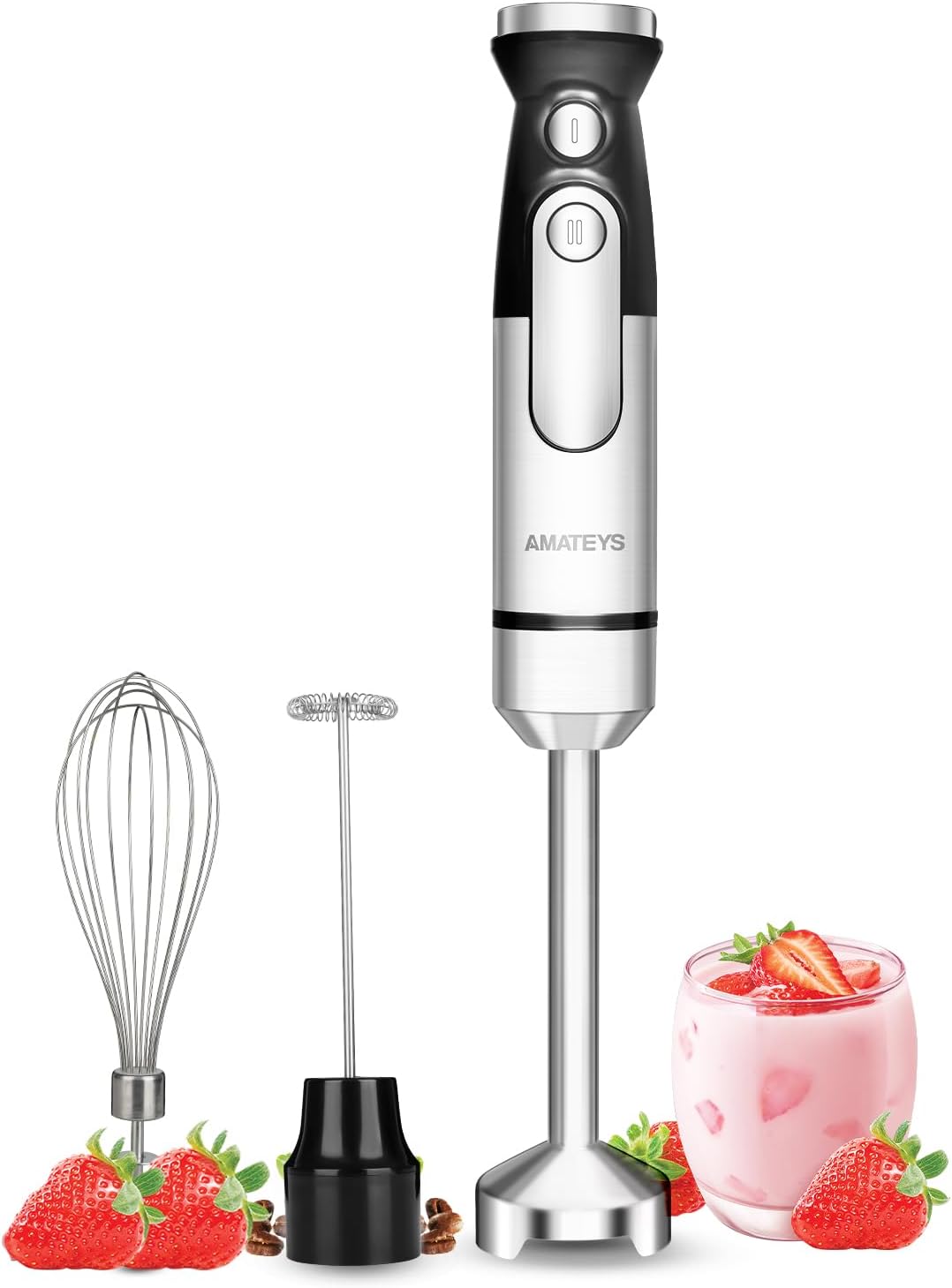 700W Handheld Blender, Infinitely Variable Speeds, Multi-function