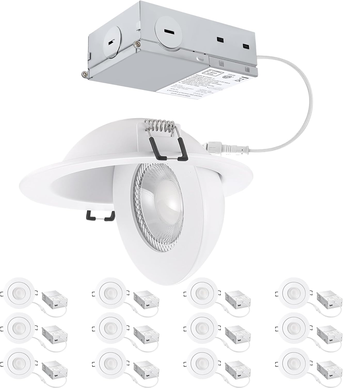 4 inch LED Gimbal Recessed Light for Flexible Indoor Lighting