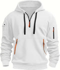 MANTORS Men's Fleece Hoodie 1/4 Zipper Pullover - Comfortable Daily