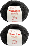 Wooly Merino Worsted Weight Yarn 2-Pack - Shadow, Ultra-Soft