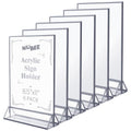NIUBEE 6Pack 8.5x11 Clear Acrylic Sign Holder for Events