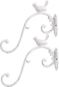 Sungmor Cast Iron Plant Hanger Wall Hooks - Heavy Duty Vintage Bird