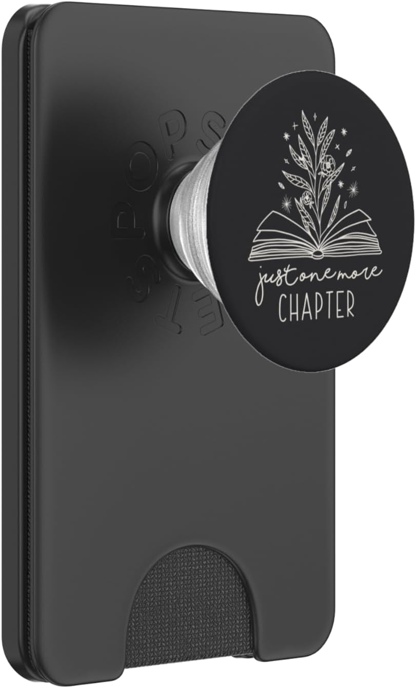 Just One More Chapter Floral Book Lover PopWallet for MagSafe
