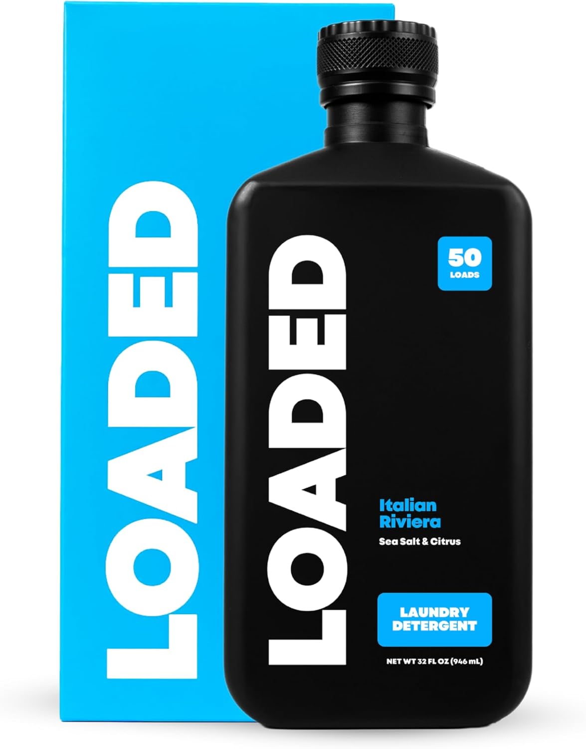 Loaded Laundry Detergent, Cologne Scented, 50 Loads, 32 oz