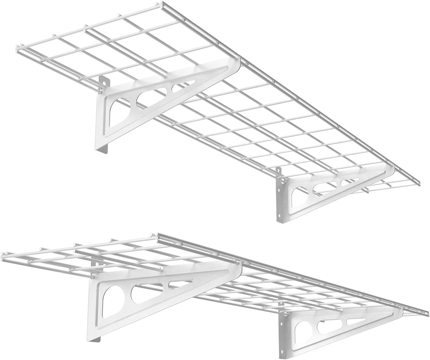 FLEXIMOUNTS Wall Shelf Garage Storage Rack with 450 lbs Capacity