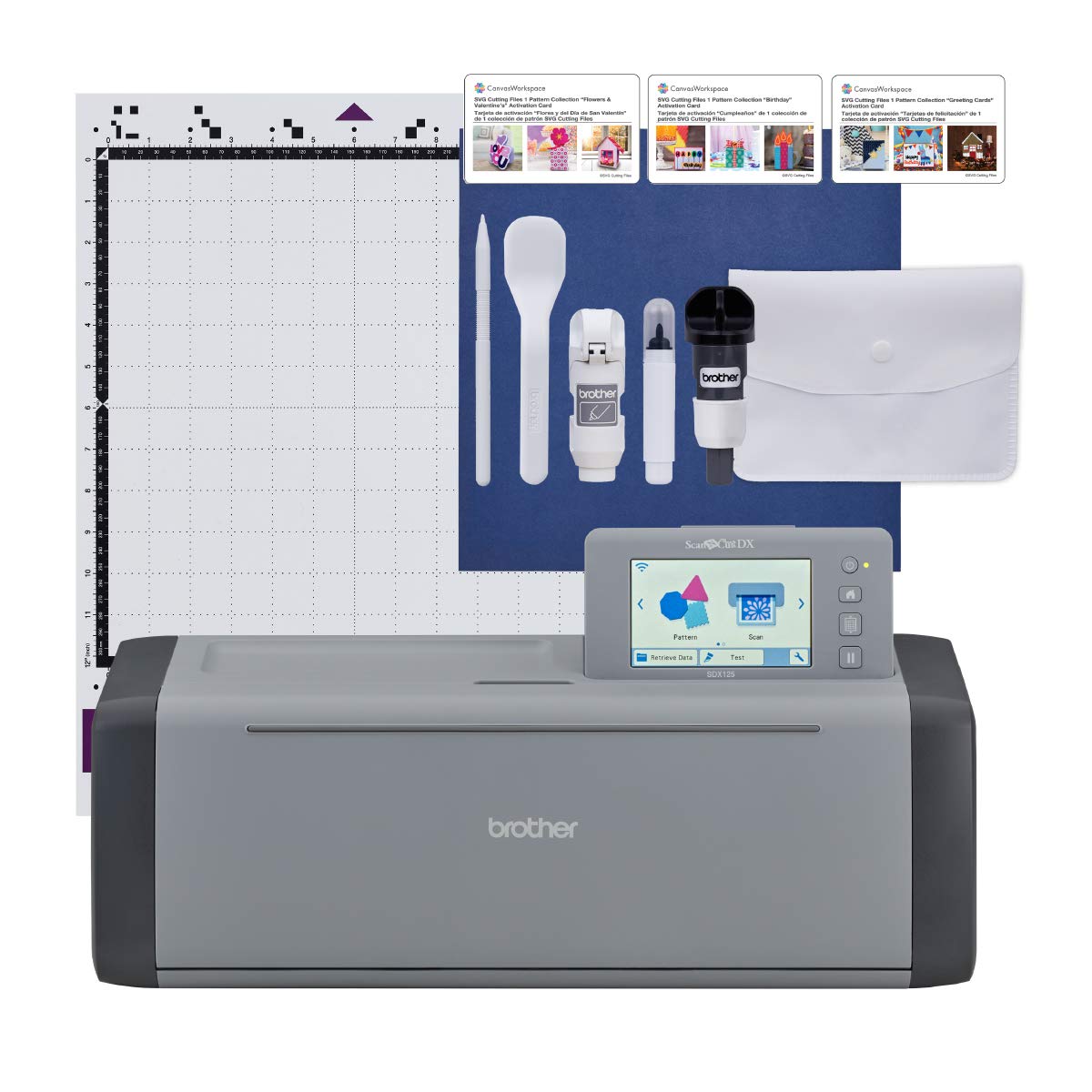 Brother ScanNCut SDX125EGY Cutting Machine for DIY Projects