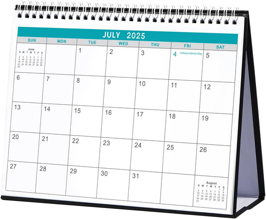 2025-2026 Desk Calendar | 18 Months Standing Flip | Stay Organized with Forvane