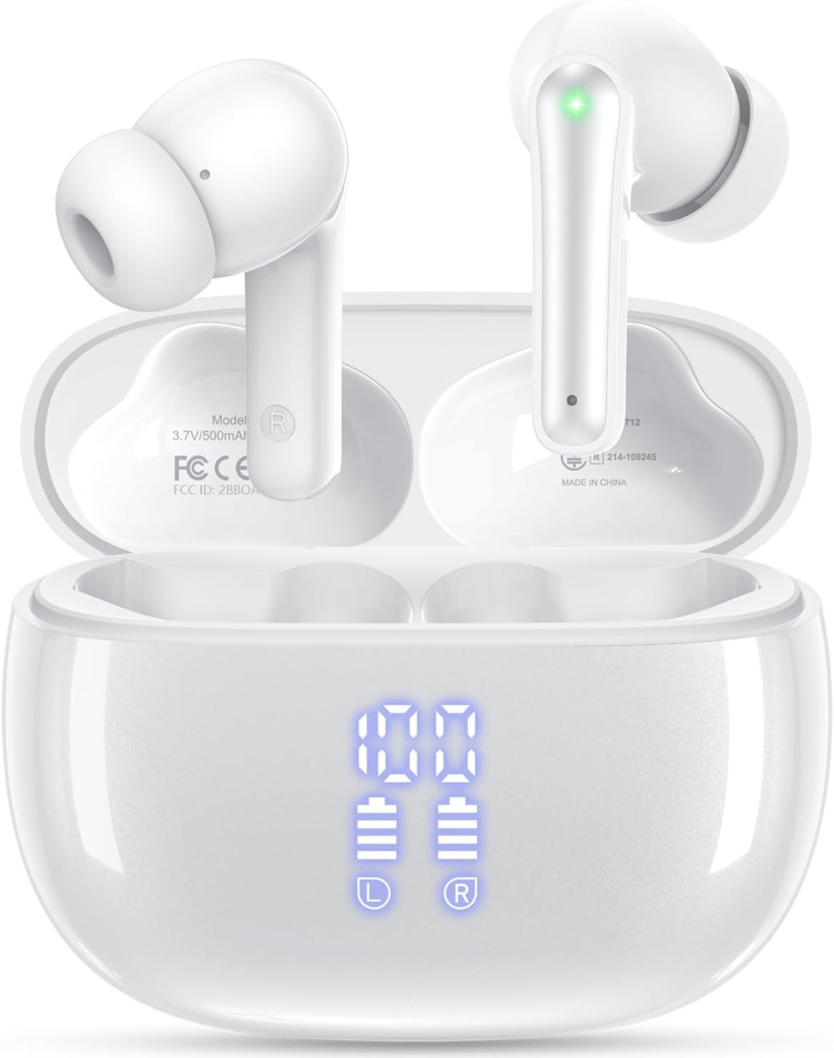 40H Playtime Wireless Earbuds - Pure White