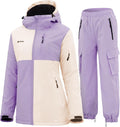 GEMYSE Women's Ski Snow Jackets and Pants Set for Winter Sports