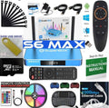 S 6 MAX Authentic Streaming Box - Android 12, 4G+64G, Wi-Fi 6