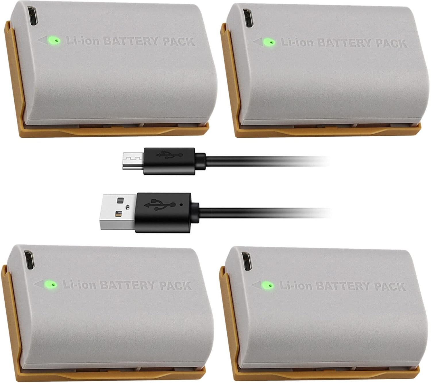 Kastar 4 Pack Battery for Canon LP-E6 LP-E6N Cameras and More