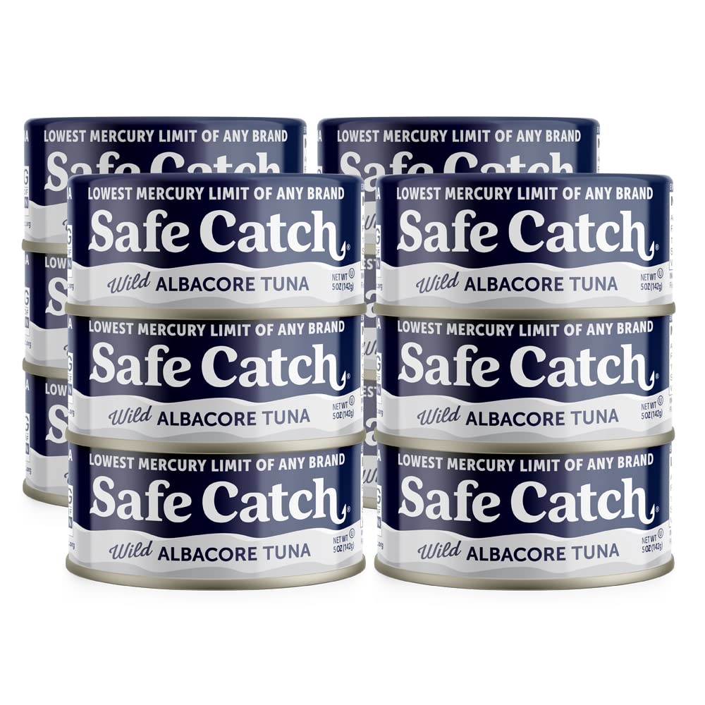 Safe Catch Wild Albacore Tuna Canned Low Mercury Fish Steak