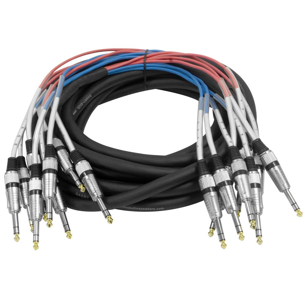Seismic Audio SASRT-8x25 8 Channel 1/4 TRS Snake Cable Review