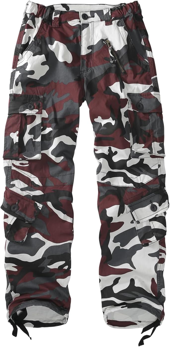 Sobrisah Women Mid-Rise Cargo Pants for Casual Style and Comfort