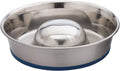 Slow Feed Dog Bowl - Durapet Stainless Steel Slow Feeder Large