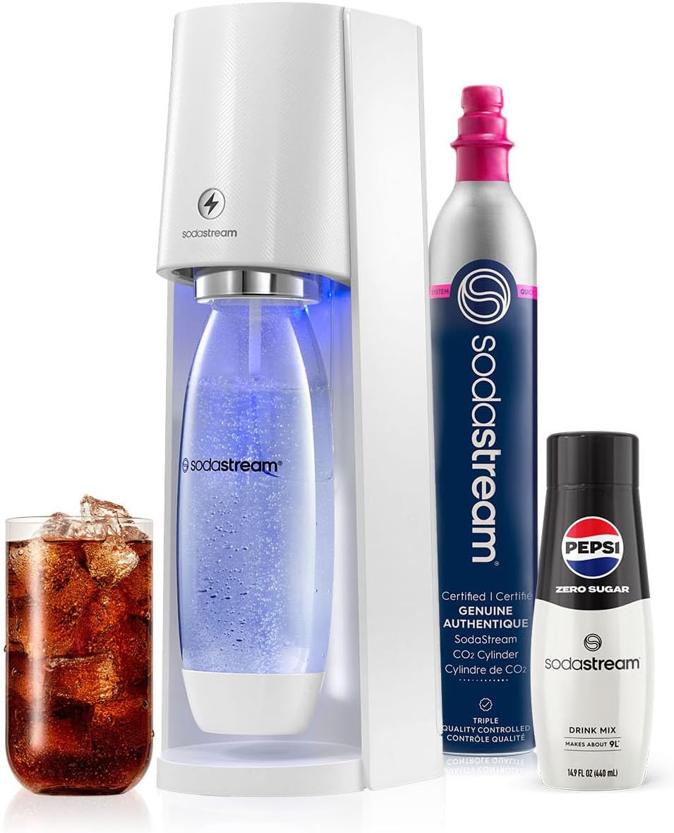 SodaStream E-TERRA | Starter Kit | 3 Carbonation Levels
