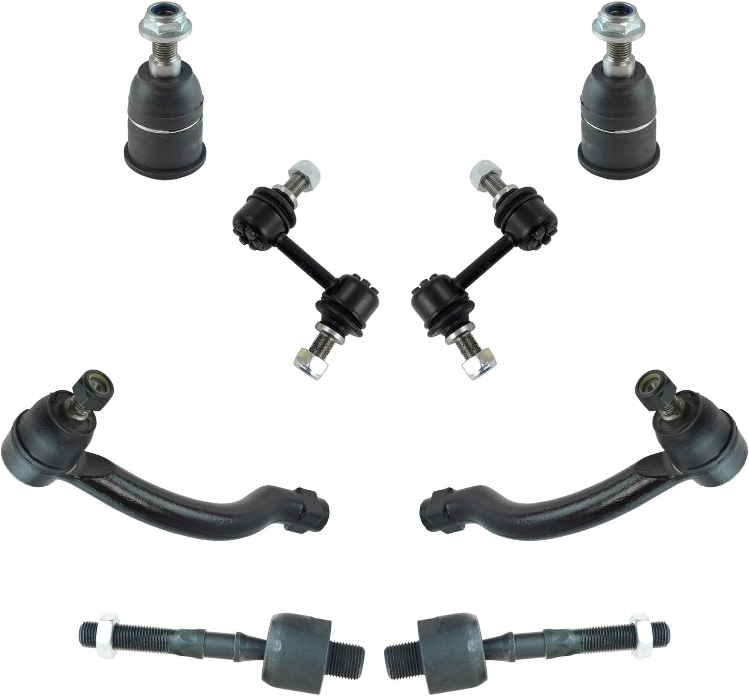 TRQ Front Steering & Suspension Kit for 2007-2008 Acura TL