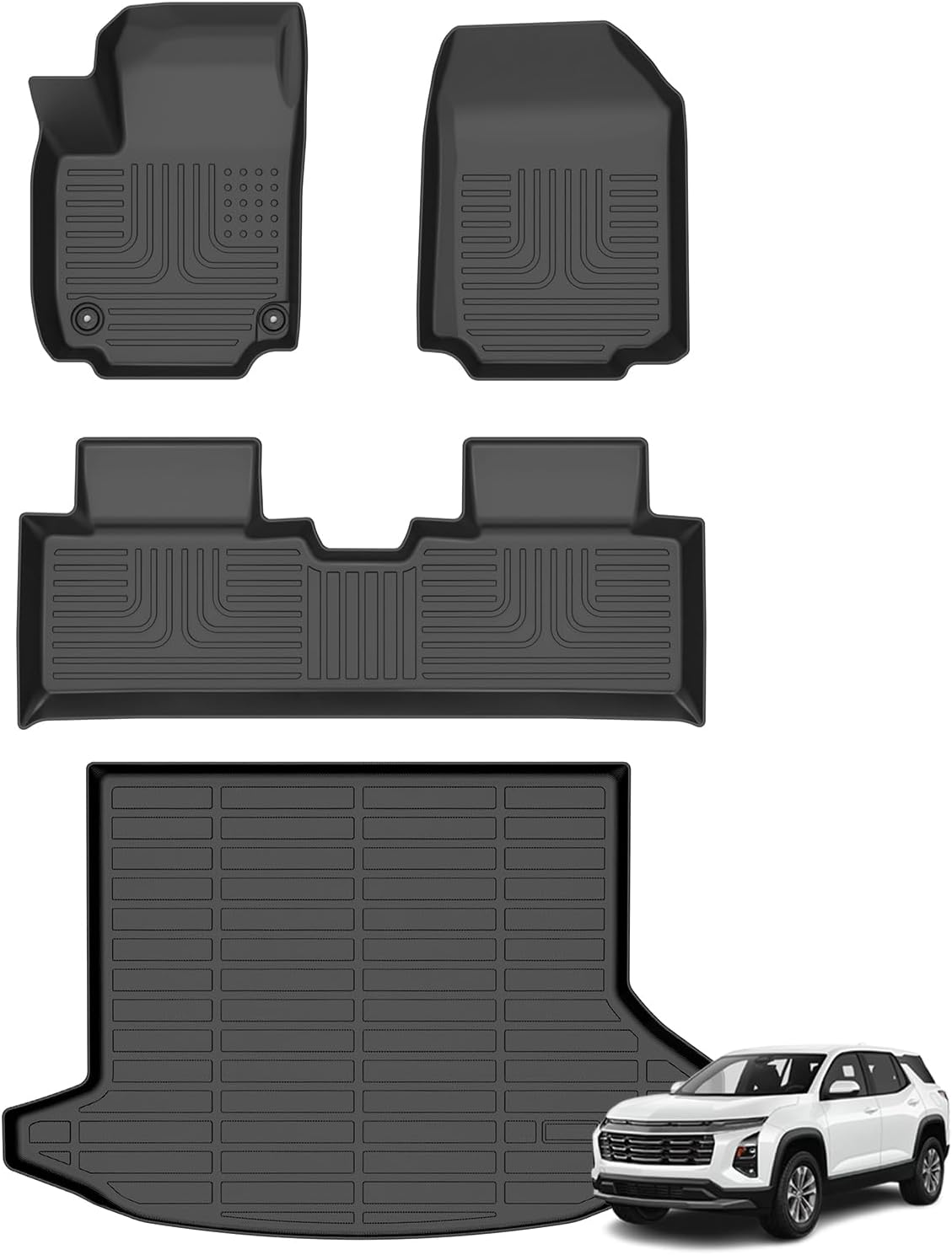 All Weather Floor Mats & Cargo Liner for Chevy Equinox 2025 2026