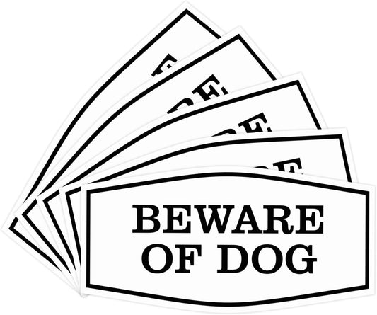 Beware of Dog Wall or Door Sign - Durable Home Security Signs